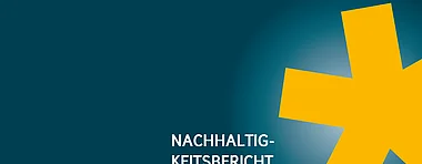 Titelbild des ENTEGA Nachhaltigkeitsberichts von 2023. Grafische Darstellung von Datenpunkten auf einem weißen Hintergrund.