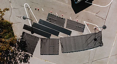 Die einzelnen Elemente der ENTEGA-Bühne im Überblick.