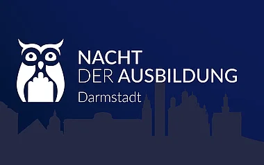 Stilisiertes Stadtbild mit markanten Silhouetten von Gebäuden.